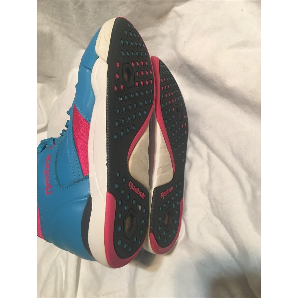 2013 Reebok Pump Aerobic Hexalite Sneakers Blue/Pink Size7.5 Read Description - Picture 15 of 16